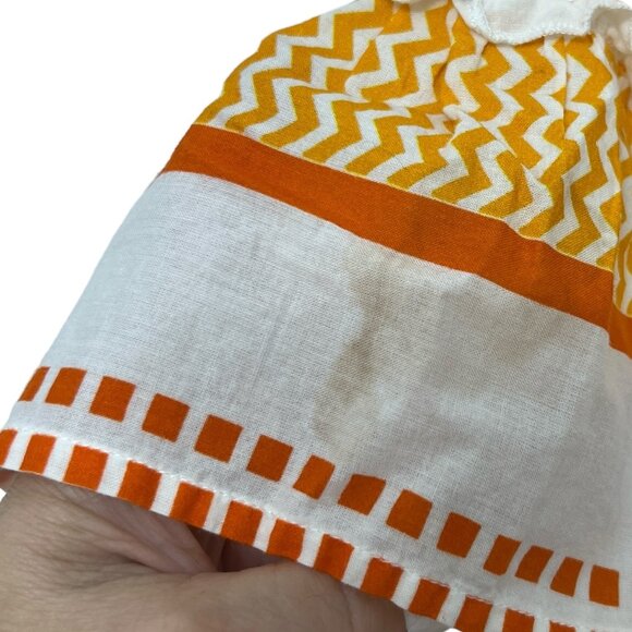 Bindu 100% cotton V neck 3/4 sleeve women's oversized flare dress size S - Picture 5 of 5